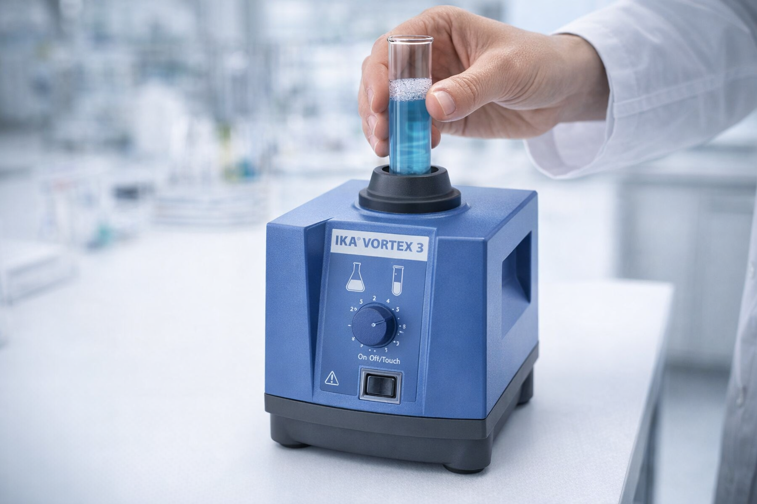 centrifuge, laboratoriumapparatuur, buisje, blauw apparaat, bedieningsdial