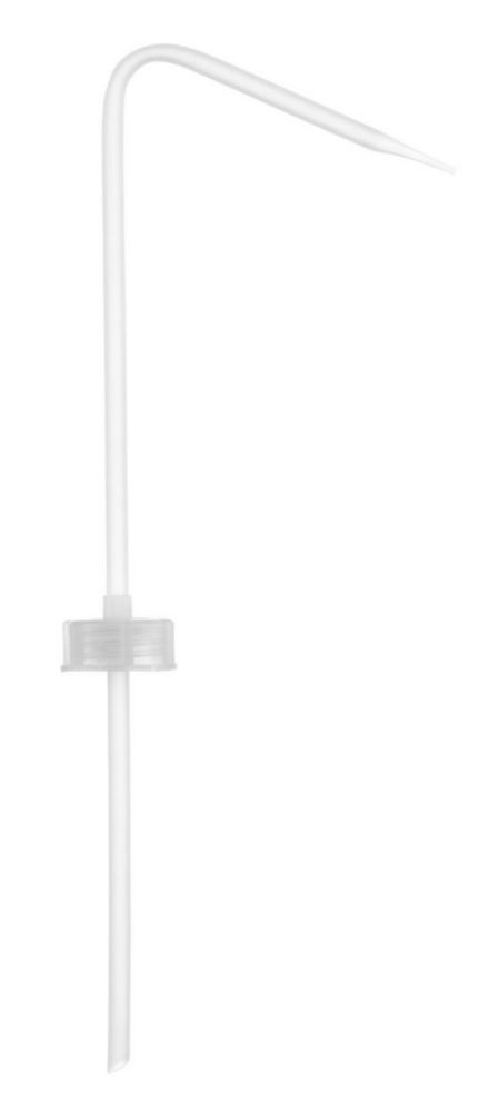 Spuitbuis, PE, naturel, DIN 25  voor flessen 250-500 ml