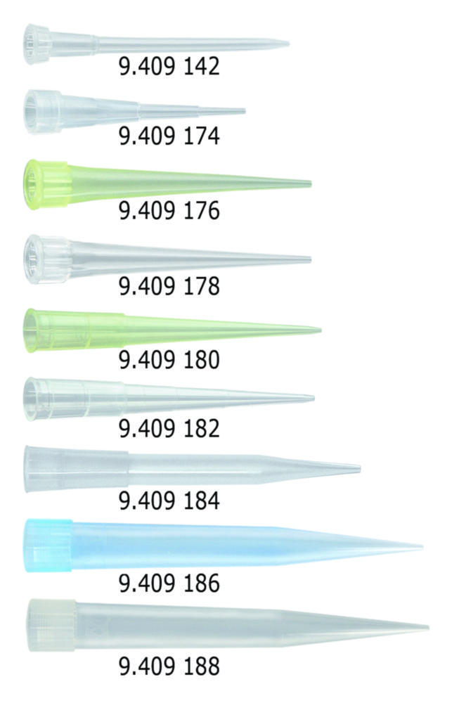 Pipetpunt 1-200µl, helder  miltirack 10x96st, steriel