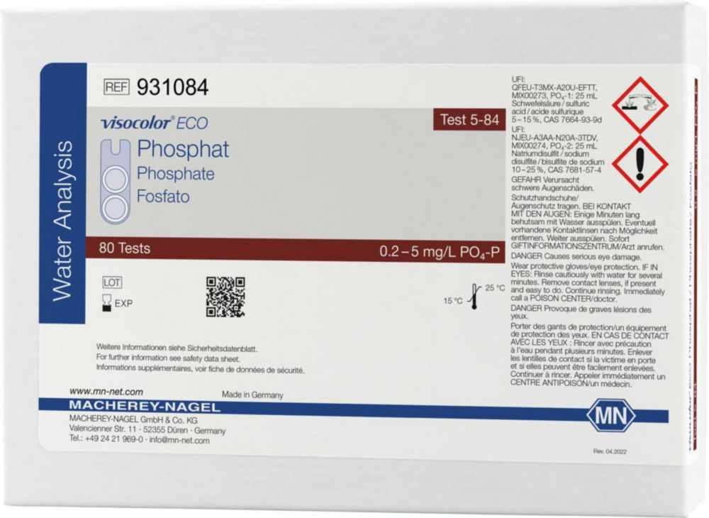 Visocolor ECO Fosfaat  0 - 5 mg/l PO4-P