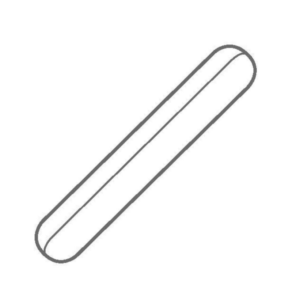 Magneetroerstaaf PTFE IKAFLON 30, ovaal, lxØ= 30x6 mm