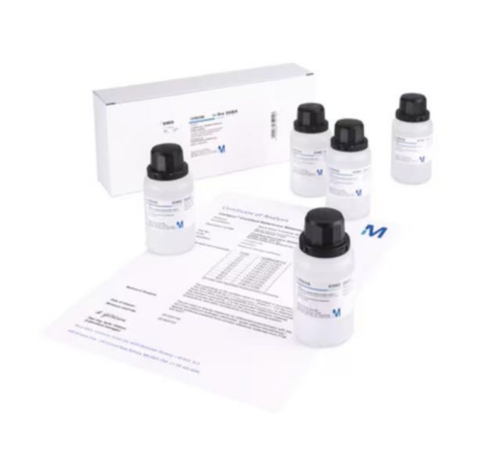 Bufferoplossing pH 7,41 +/- 0,02 bij 25°C, Kunststof fles 5x 100ml, kleurloos, Fosfaat, NIST/PTB