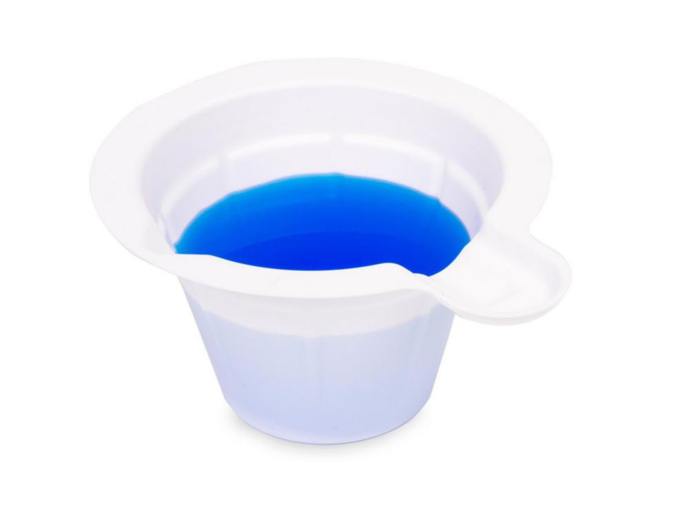 Weegschaaltjes, wegwerp, PS, 50 ml, wit