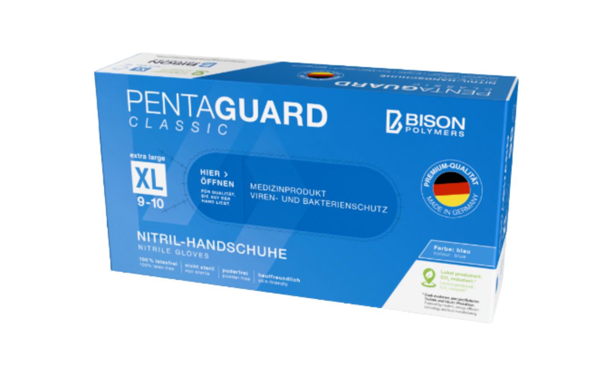 nitrile handschoenen, blauw, medische handschoenen, poedervrij, latexvrij