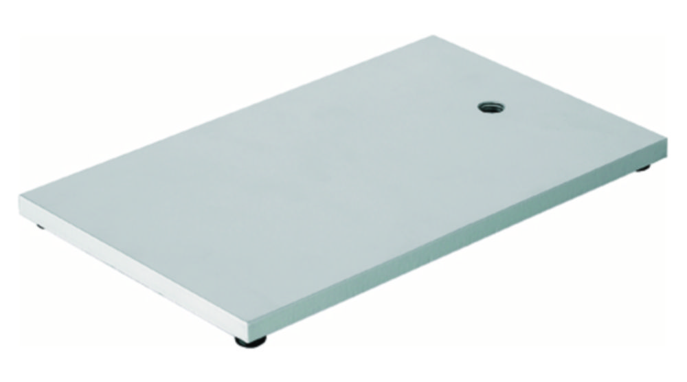 Statiefplaat M10, 210 x 130 mm  DIN 12892 staal, poedercoating
