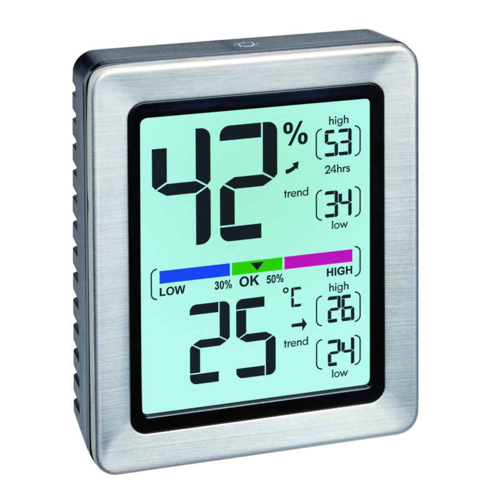 EXACTO Digitale Thermo-Hygrometer temperatuurbereik: -20°C - 70°C vochtigheidsbereik: 1 - 99%