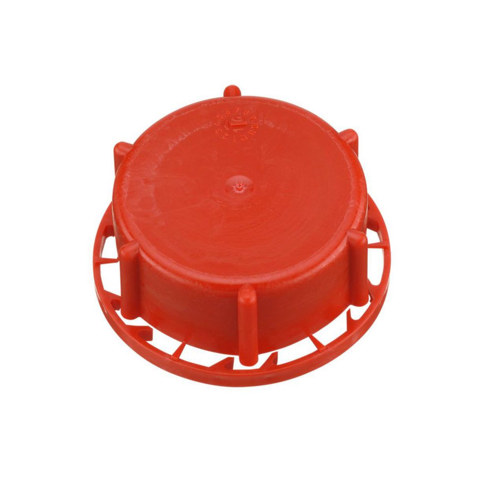 Schroefdop, rood, met verzegelring voor 5 l jerrycans