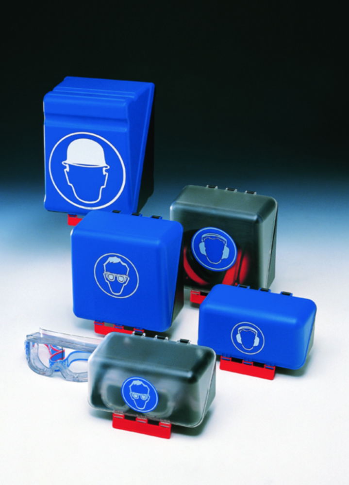 Opslagbox SecuBox Midi, kleur  blauw, oogbescherming