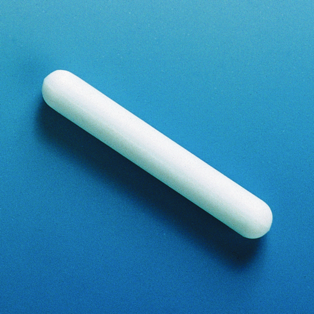 Magneetroerstaaf PTFE,  L 30 mm, Ø 6 mm, cilindrisch
