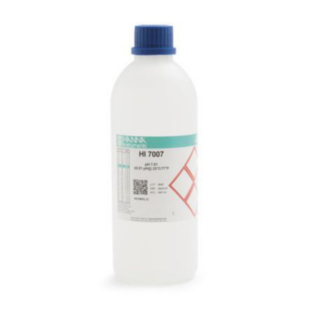 Bufferoplossing pH 7,01, Kunststof fles 500ml, kleurloos, NIST