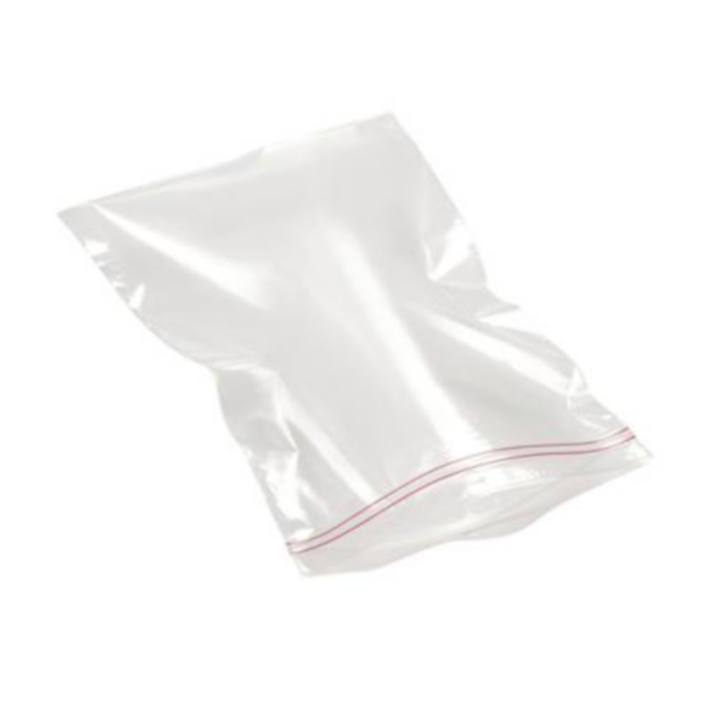 Minigrip zakjes 60x80mm, 60µm, PE, transparant, gripsluiting