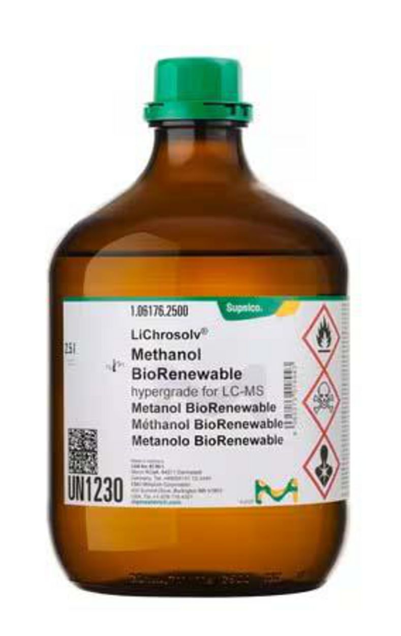 methanol, bio-renewable, fleshoudige fles?, gevarenpictogrammen, bruine fles