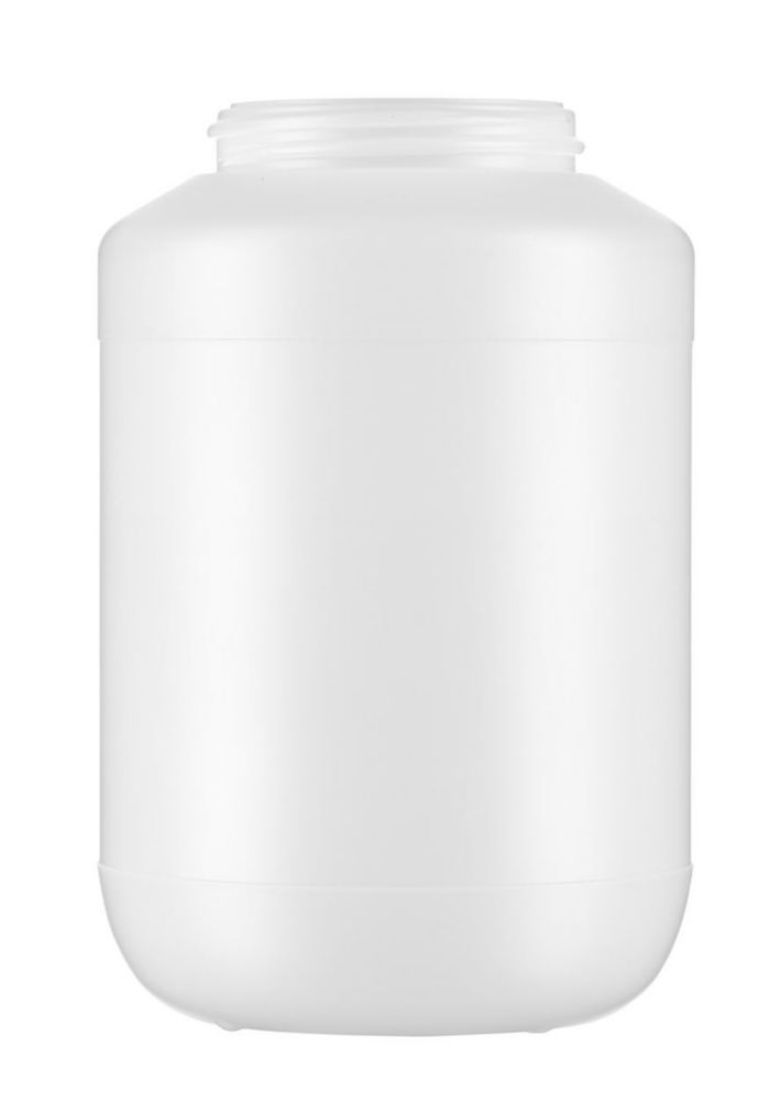 Pot 2000 ml HDPE, rond naturel, Ø 80 mm zonder dop