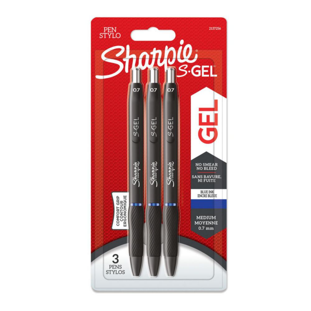 Gelpen Sharpie S-Gel, lijnbreedte 0,7 mm, blauw