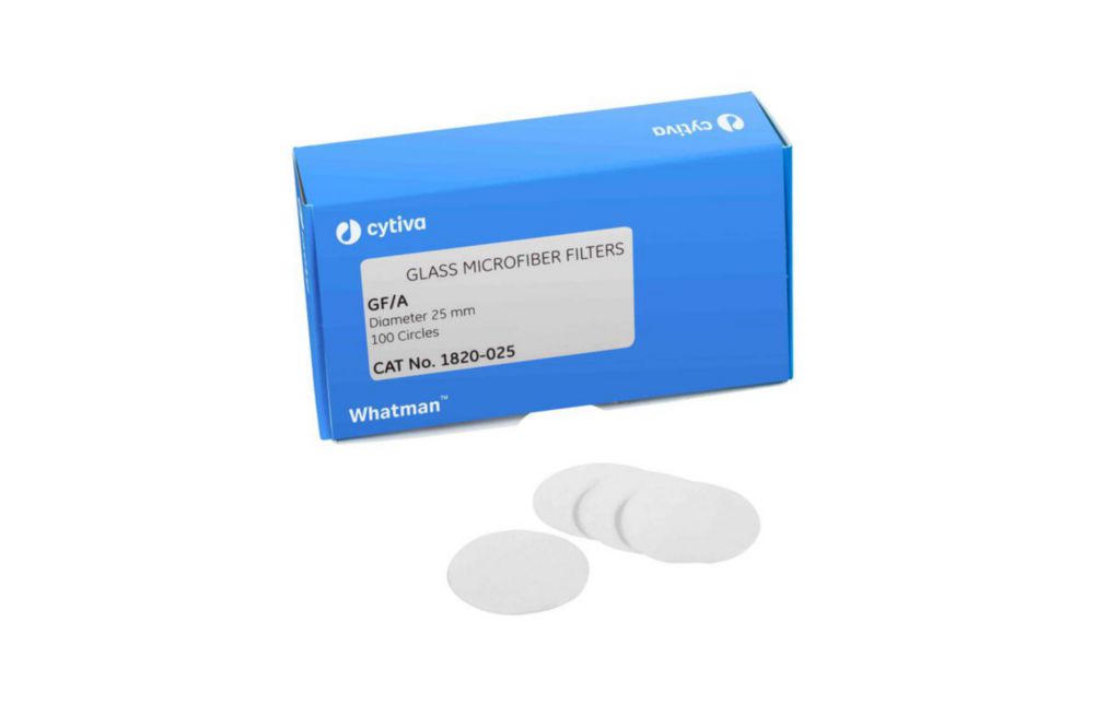 Glasvezelfilters GF/A Ø 13 mm, deeltjesretentie 1,6 µm