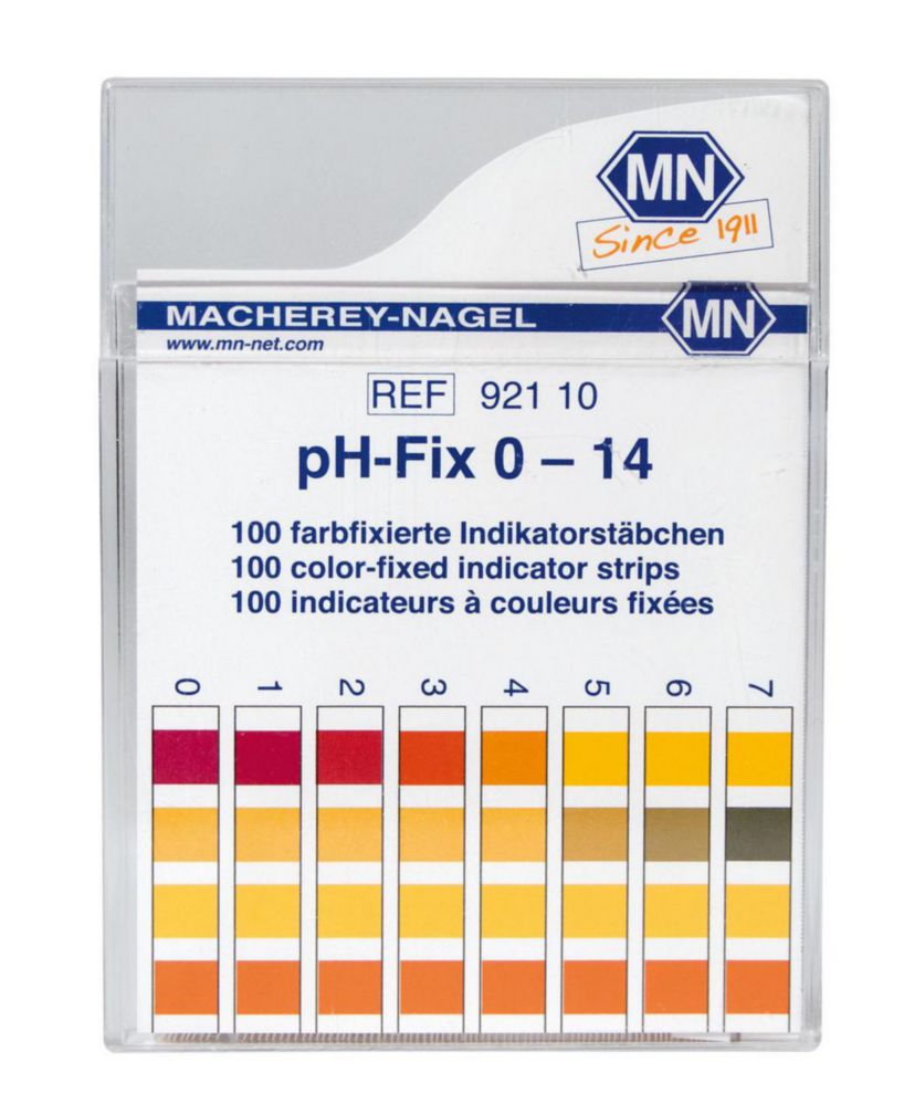 pH indicatorstrips pH 0-14  pH-Fix, niet bloedend, in doosje