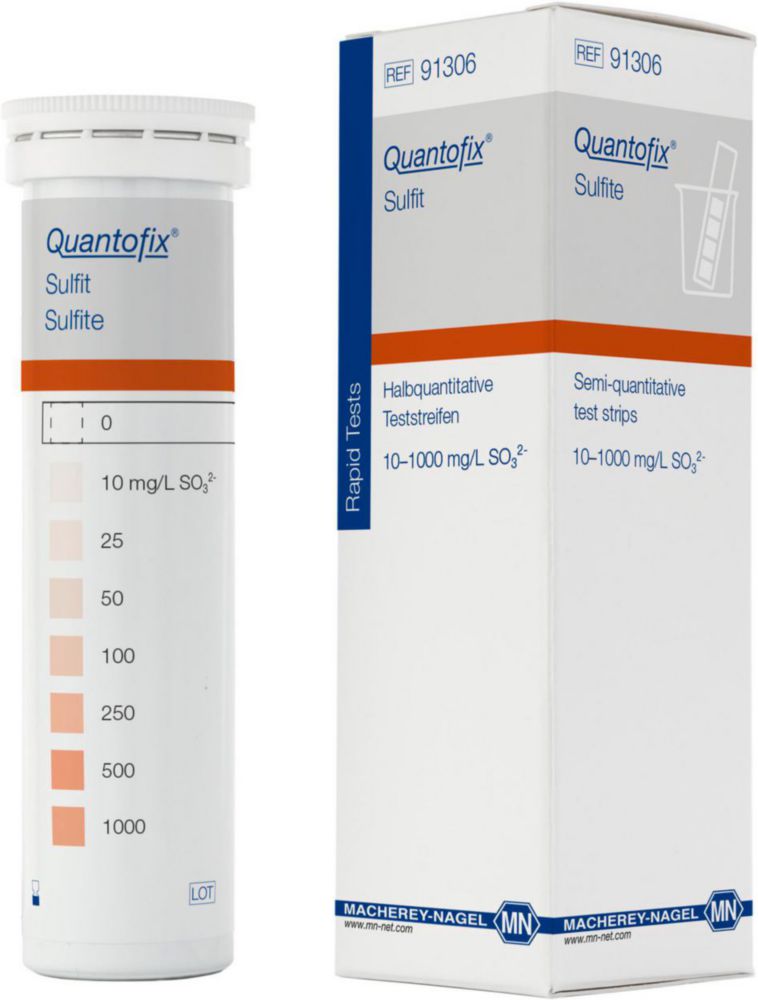 Quantofix Teststrips sulfiet  0-1000mg/l SO3 2-