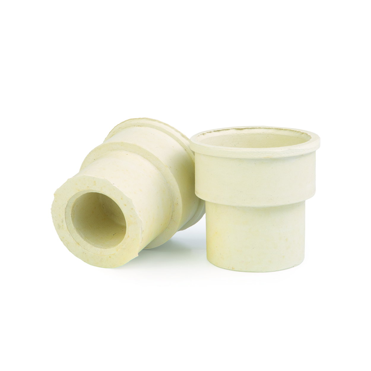keramiek, stopper, wit, funnel, kraag