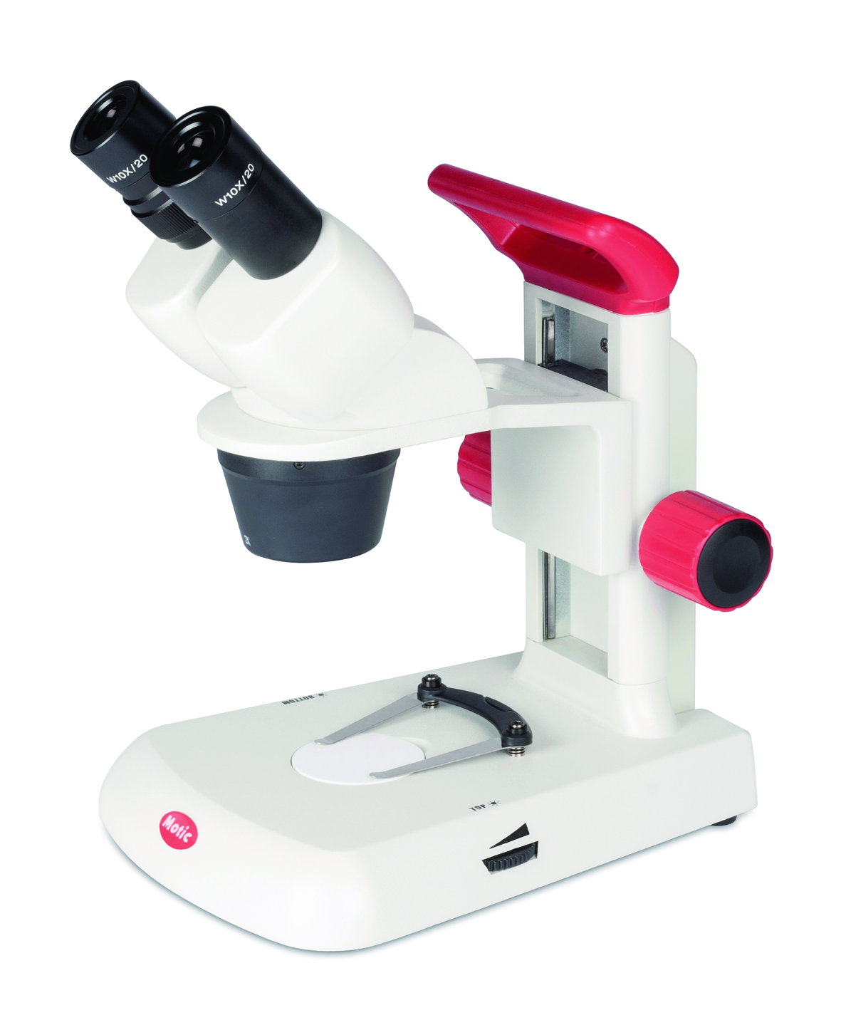 microscoop, binoculair, stereo, instelbaar, onderzetting