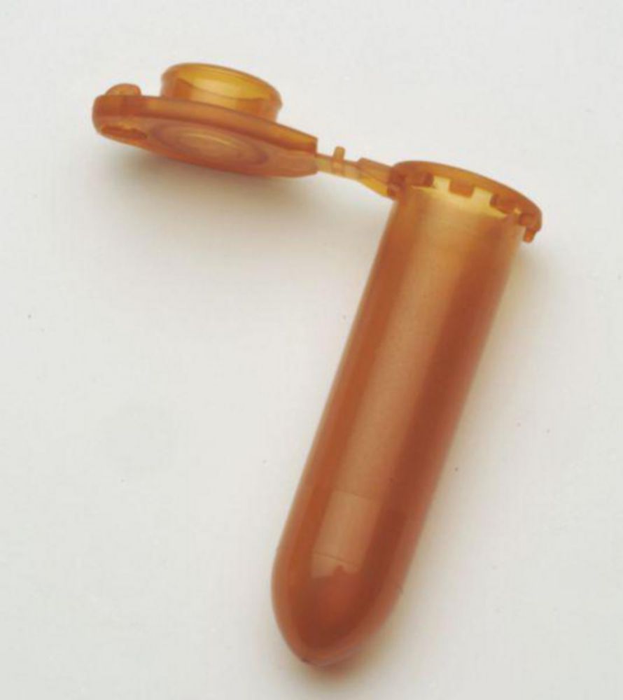 Reactievaatjes 2,0 ml Safe-Lock Amber, Bruin