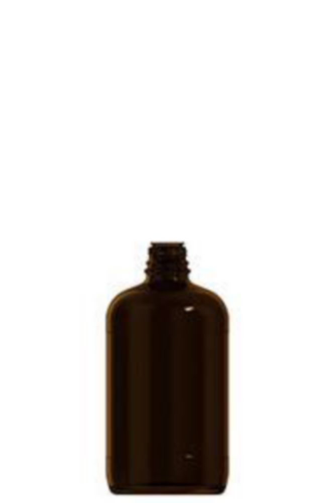 Fles 2500 ml, bruinglas, GL45  zonder dop