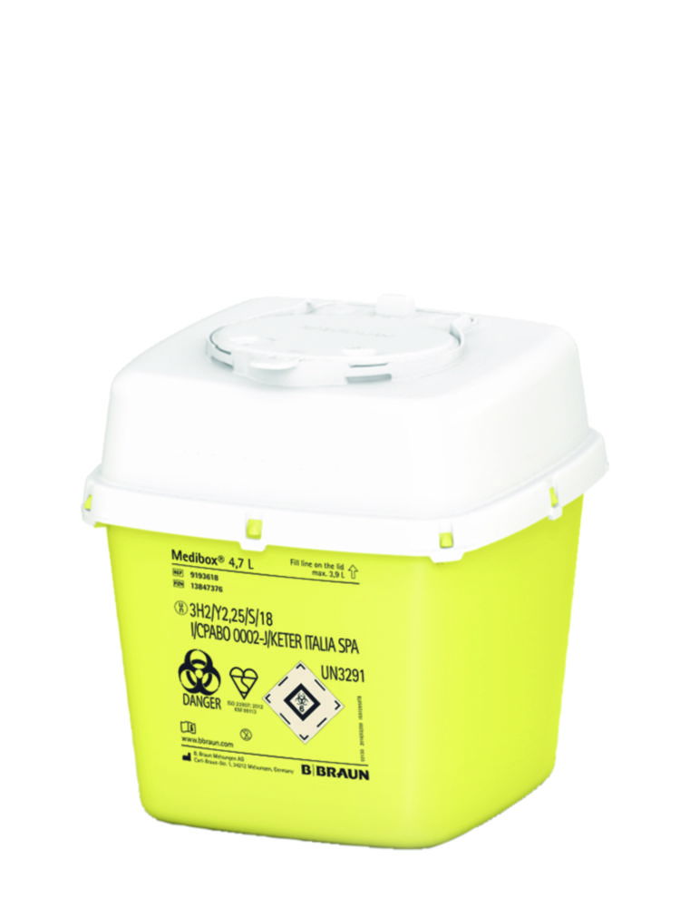 Naaldencontainer 4,7 l,  Medibox
