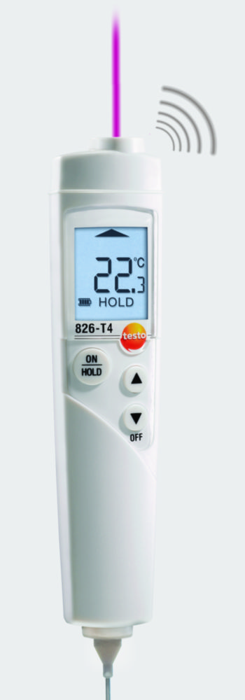 Thermometer 2 in 1 T826-T4  met voeler en laser