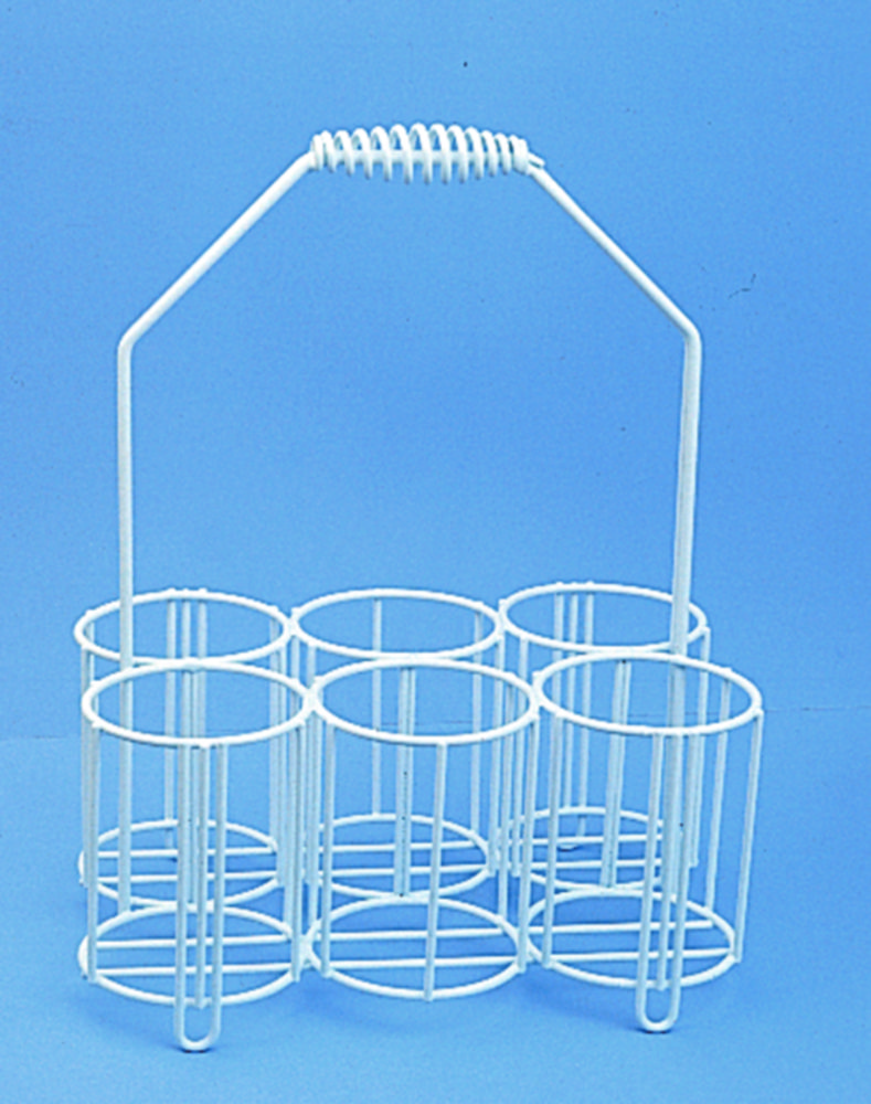 Flessendrager, 6x250 ml fles  Ø inw. 80 mm, hoogte 80 m