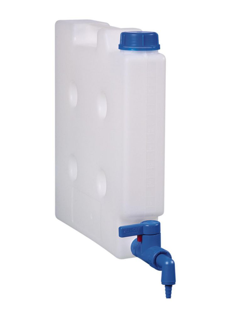 Jerrycan 5 l, Flachmann-set,  met aftapkraan, PP