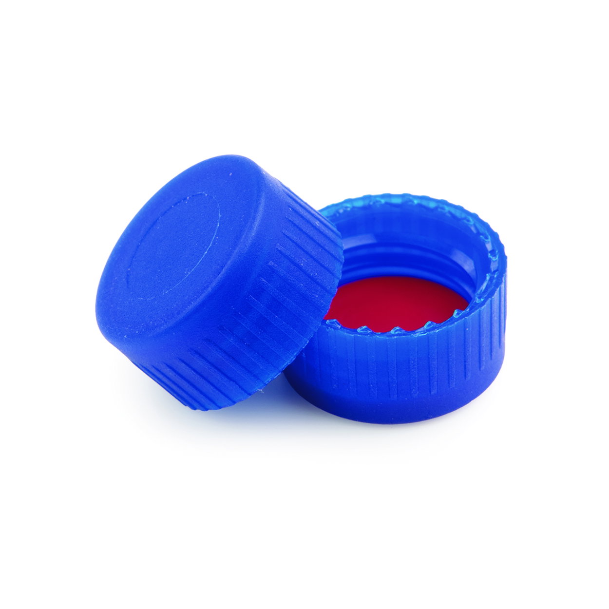 dop, blauw, deksel, fles, deksel met rode binnenkant