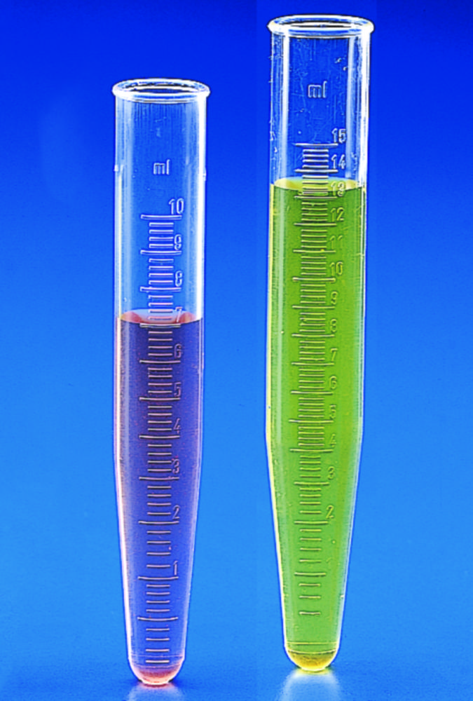 Centrifugebuis 10 ml, PMP,  conisch, verdeling 16x107 mm