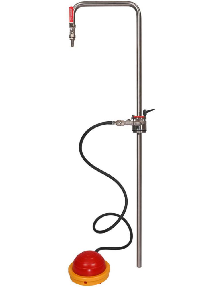 Voetpomp, oplosmiddel immersie, max diepte 95cm, 30l/min