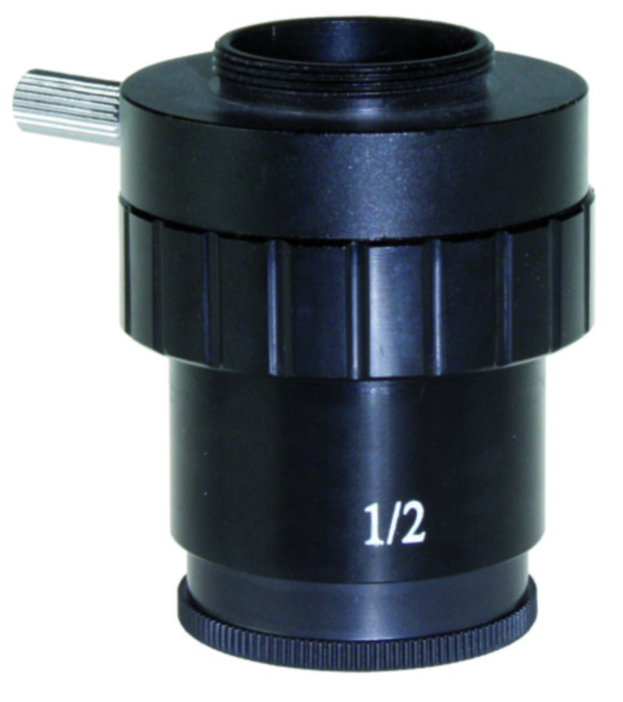 C-ringadapter met 0,5x lens   voor 1/2 inch camera