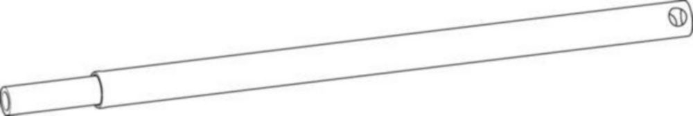 Telescopische vulbuis voor 250 mm - 480 mm, voor 25/50/100 ml