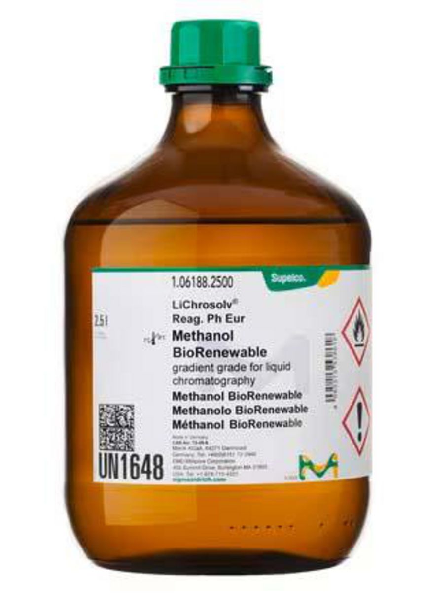methanol, chemisch, vatbaar, fles, bio-renewable