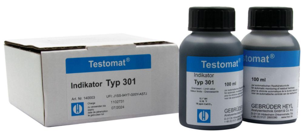 Testomat Indicatoroplossing  type 301
