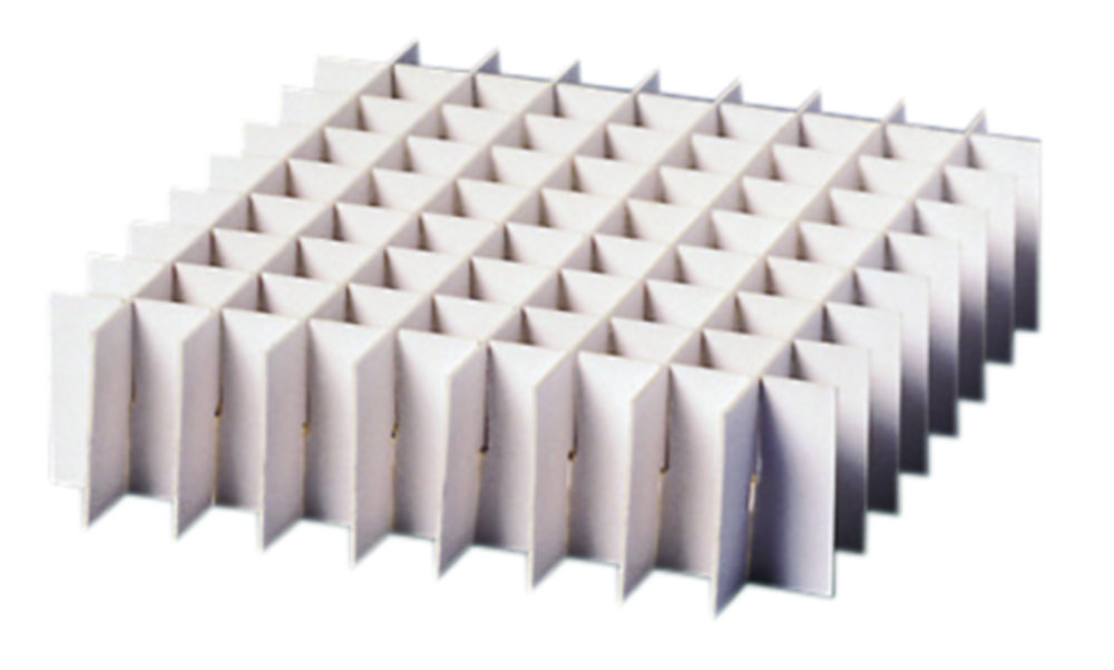 Vakverdeling 9x9, H=40 mm Ø 13,9 mm, voor 136x136 box