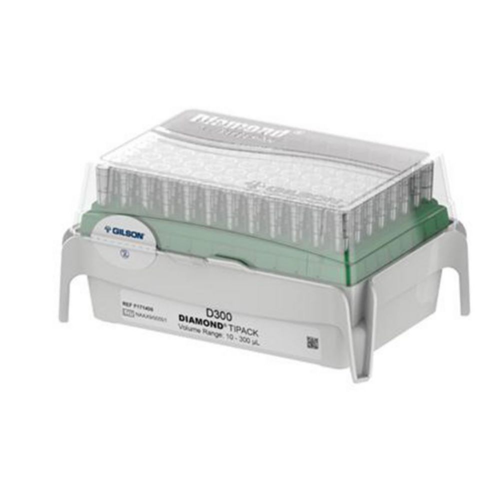 Pipetpunten 20-300 µl, Diamond Tipack, D300, Polypropylene, Niet-steriel