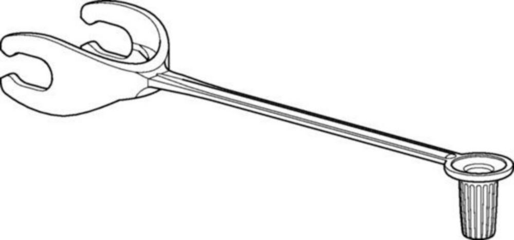 Blauwe stop van PP voor Varispenser 2(x) met nominaal volume 2, 5 of 10 ml