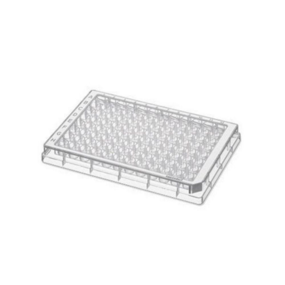 Microtiterplaten, PP, 96-wells, helder-wit, steriel, 80 µl