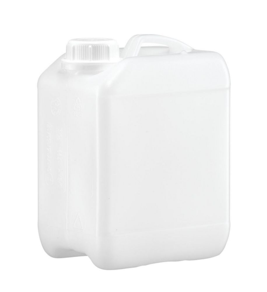 Jerrycan 2,5 l, HDPE, lxbxh 153x115x208 mm, UN 3H1/Y 1.6, naturel, zonder dop. DIN 45