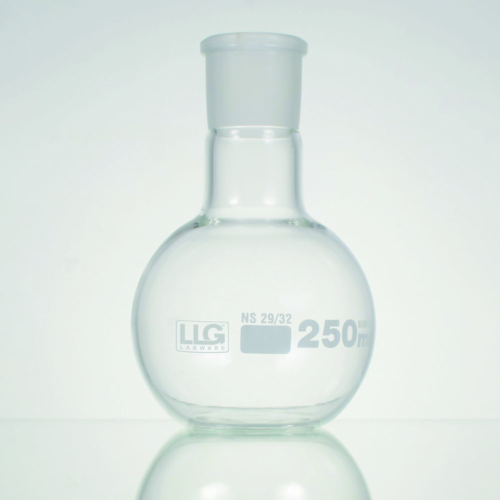 Platbodemkolven, borosilicaatglas 3.3, 50 ml, NS 29