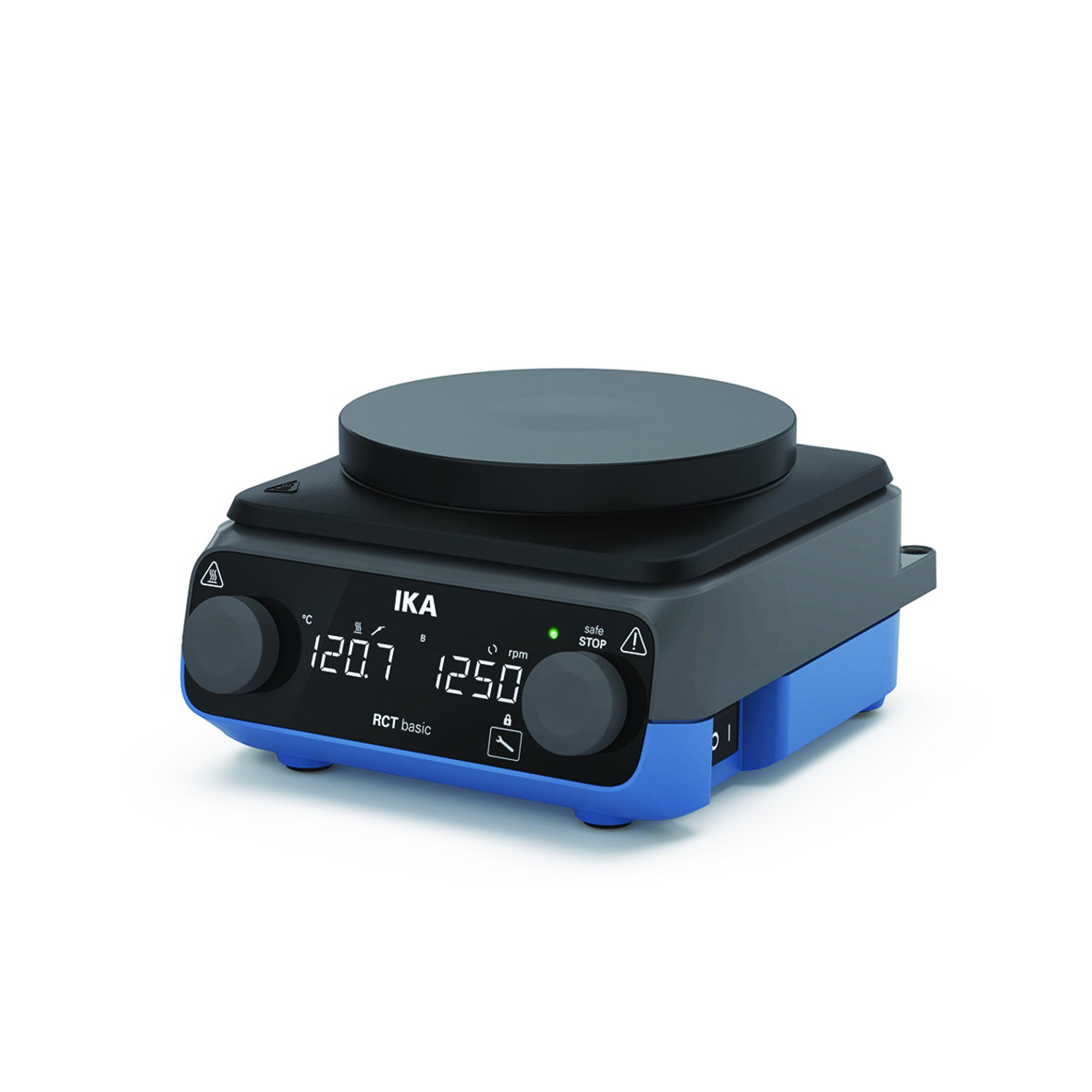 Magneetroerder, IKA, RCT basic, met verwarming, geanodiseerde hotplate