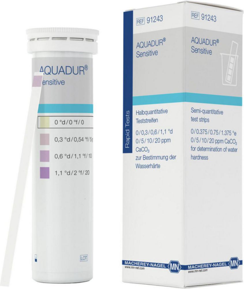 AQUADUR waterhardheid  bepaling 0 - 1,1°d, 0-20ppm