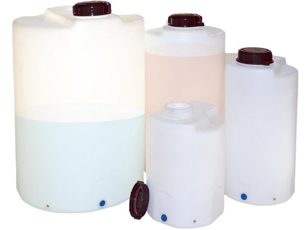 Meng-doseer tank, 200 l  LDPE, met schroefdop