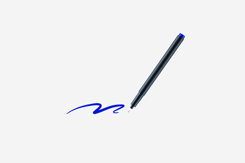 pen, marke(stift), stylus, blau inkt, tekenhulpmiddel