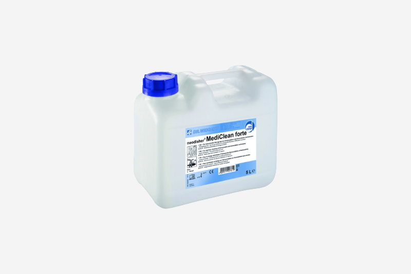 verpakking, reinigingsoplossing, vloeistof, jerrycan, blauwe dop
