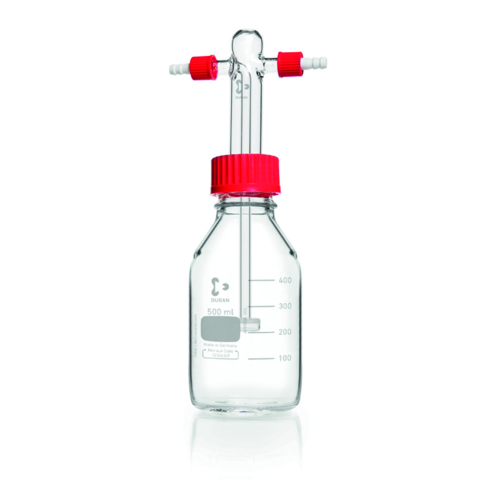 Gaswasfles 500 ml por.1  schroefverbinding