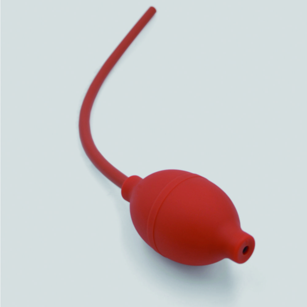 Persballon, rubber, maat 3 drukventiel, incl slang en ventiel voor pellet buret