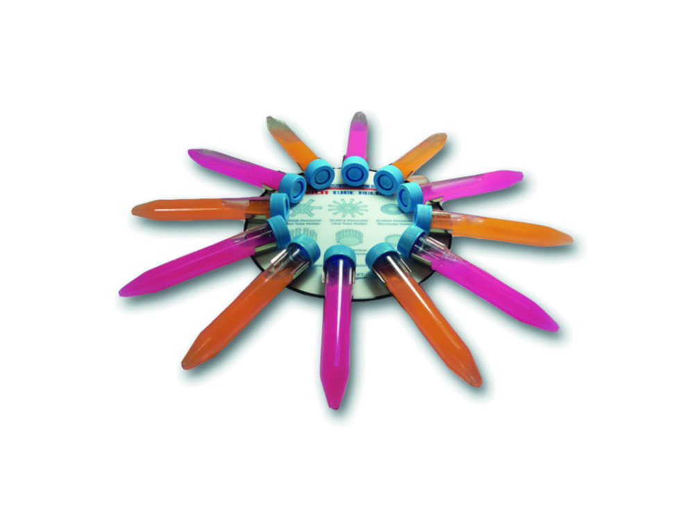 Opzet voor Vortex-Genie serie  voor 12 buisjes van 15 ml